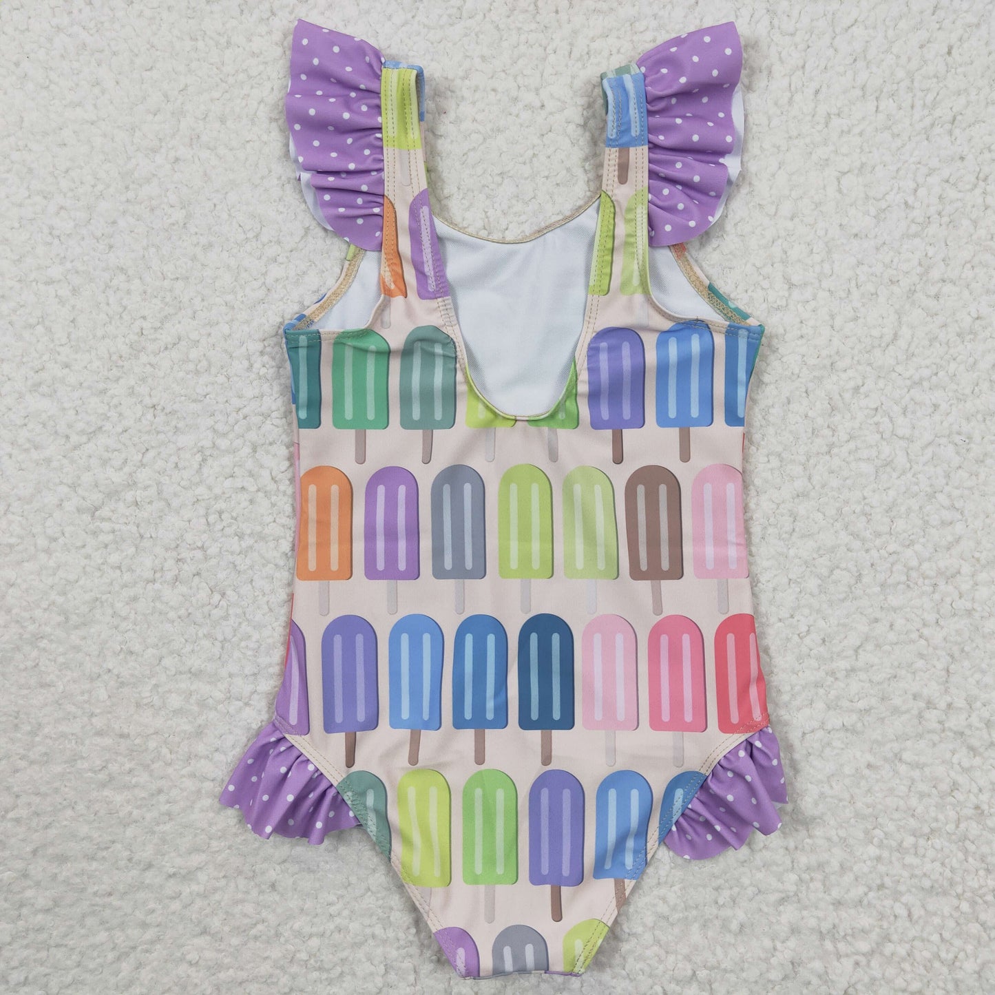 S0079 Girls Colorful Popsicle Swimsuit