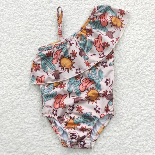 Girls Swimsuit Suit One-piece