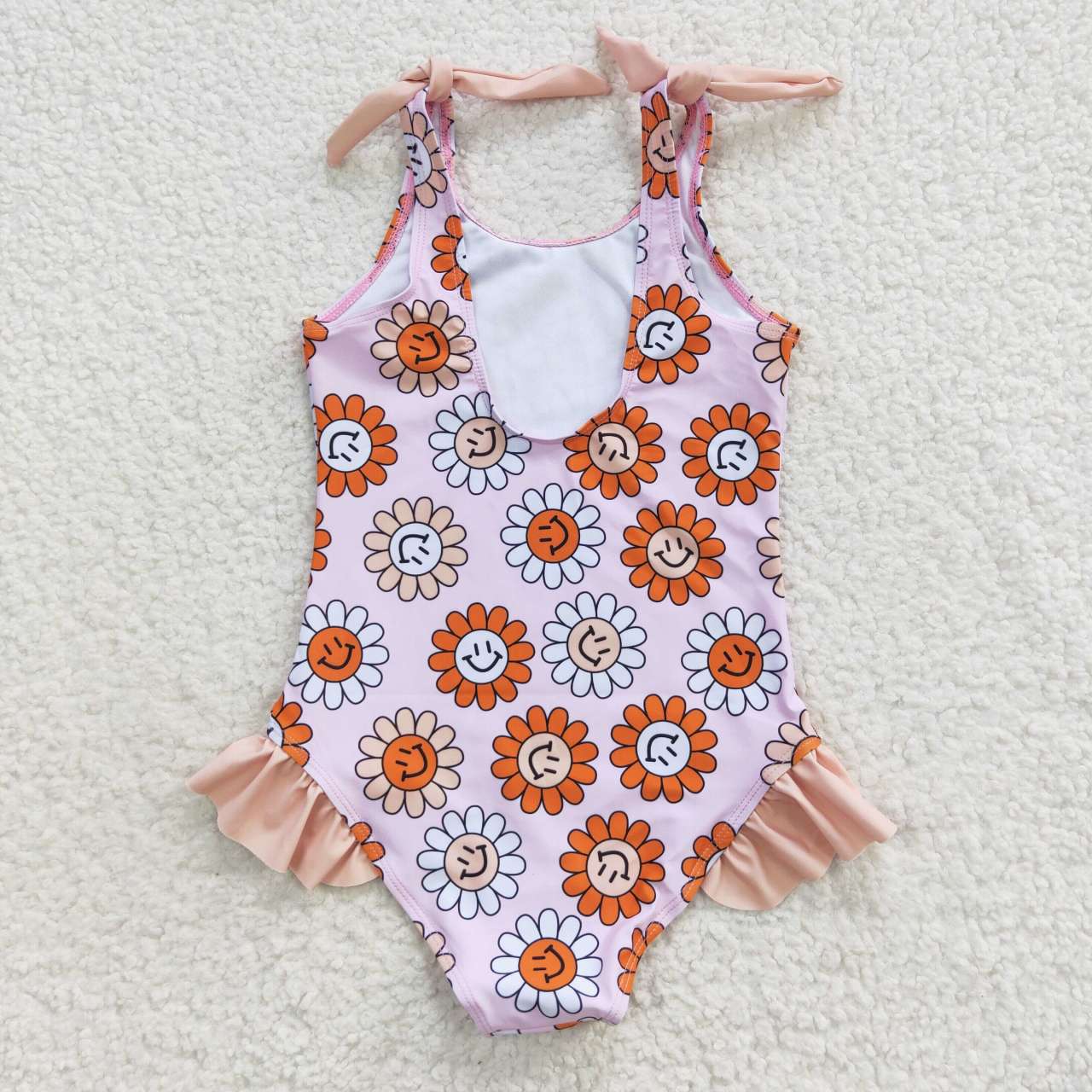 S0151 Kids Girls Sunflower Swimwear