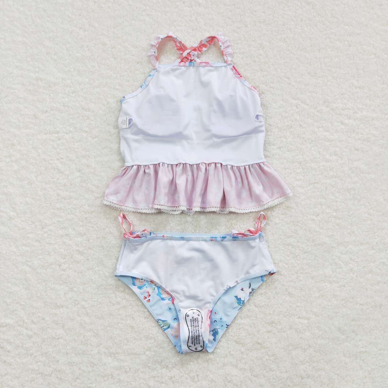 Baby Girls Flower Summer two pieces swimsuits