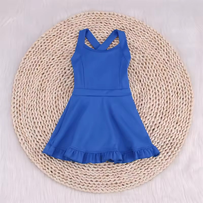 S0445Baby Girls Blue Sport Dress Pre-order