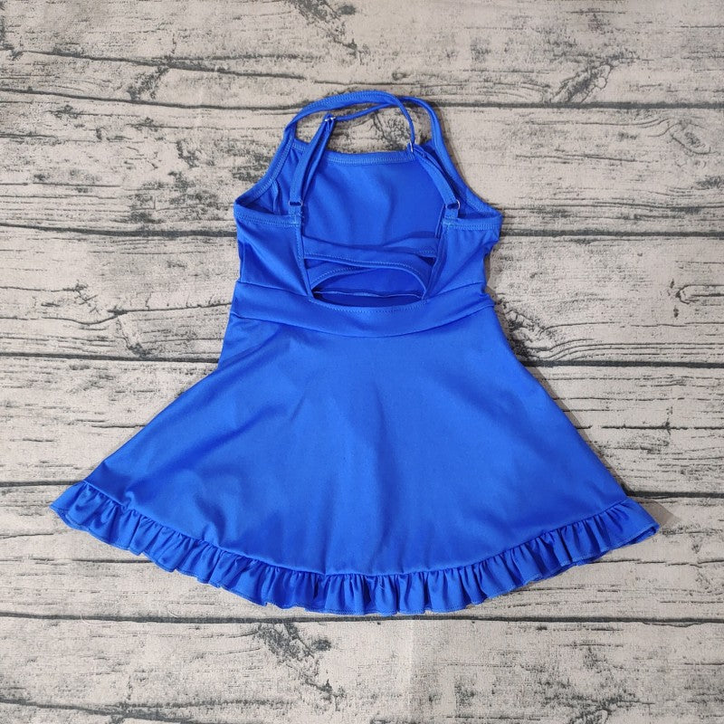 S0445Baby Girls Blue Sport Dress Pre-order