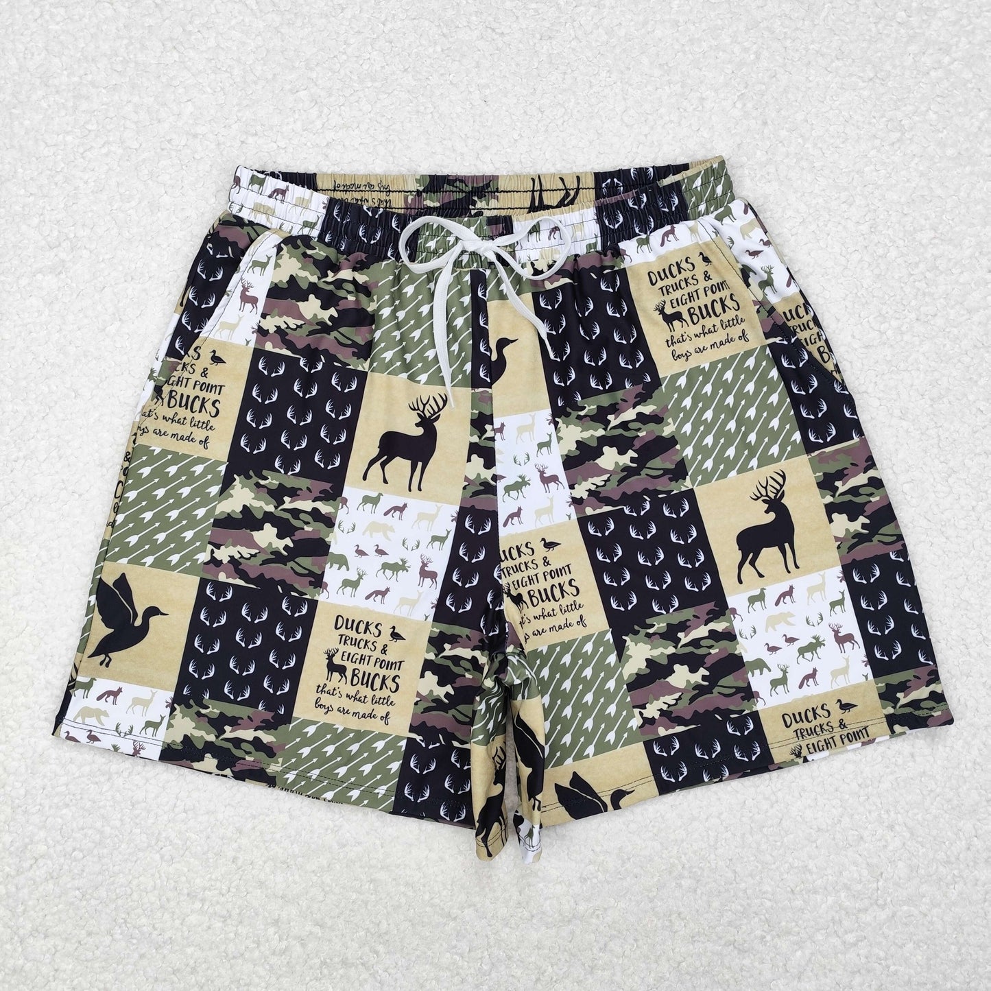 Adult Men Ducks Deer Bottom Trunk Shorts Swimming Trunks