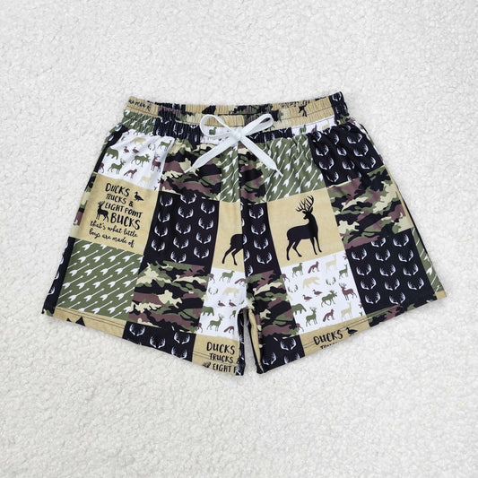 Baby Boys Camo Duck Deer Swimming Trunks