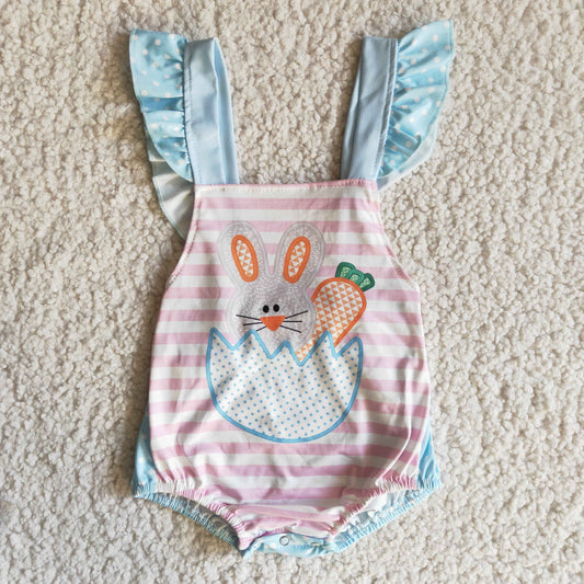 Baby Girls Easter Cute Bunny Bubble