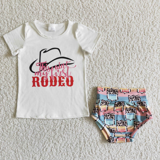 Summer Girls Rodeo Bummmies Set +Headband