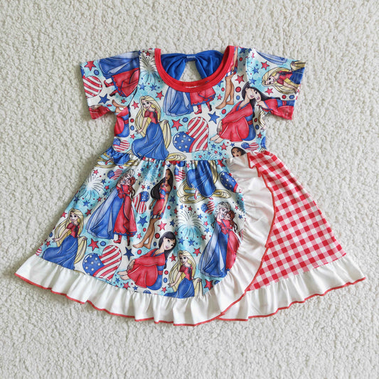 Summer July 4th Princess Dress