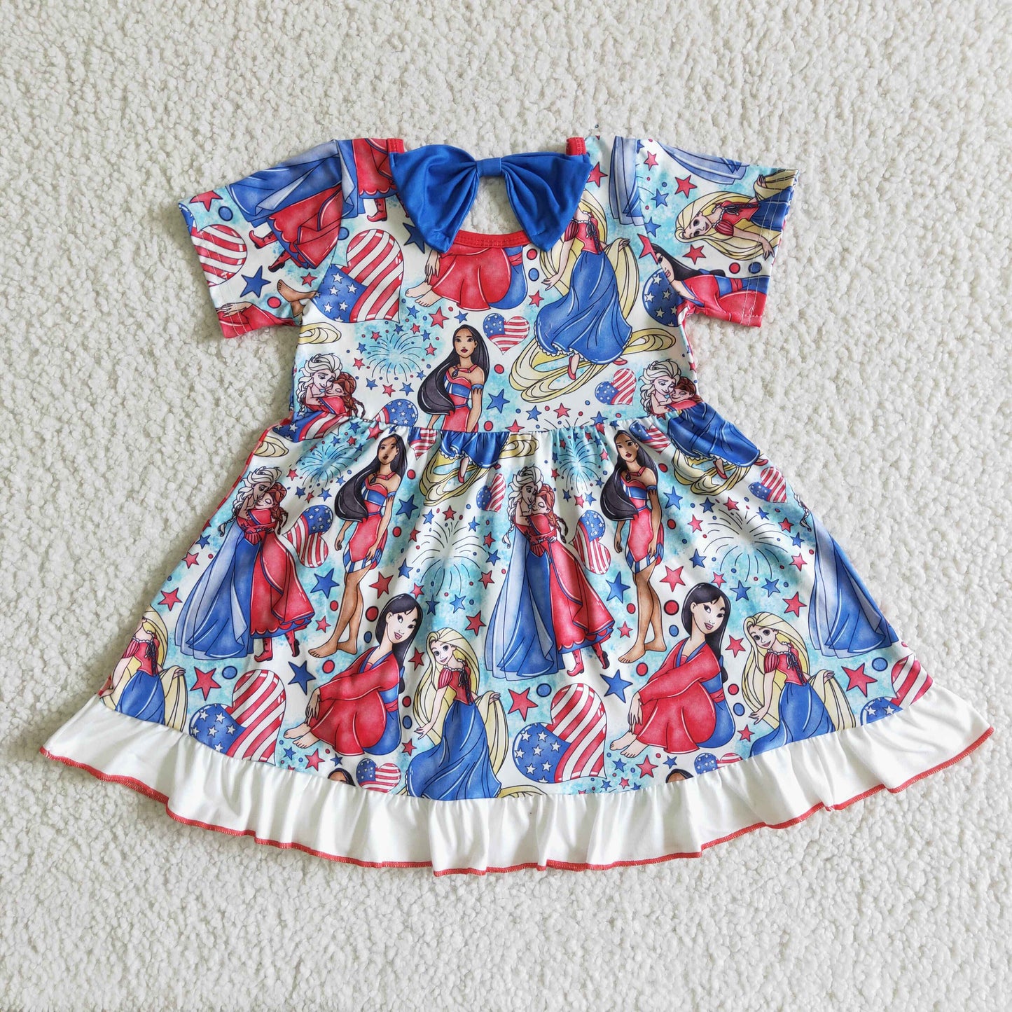 Summer July 4th Princess Dress