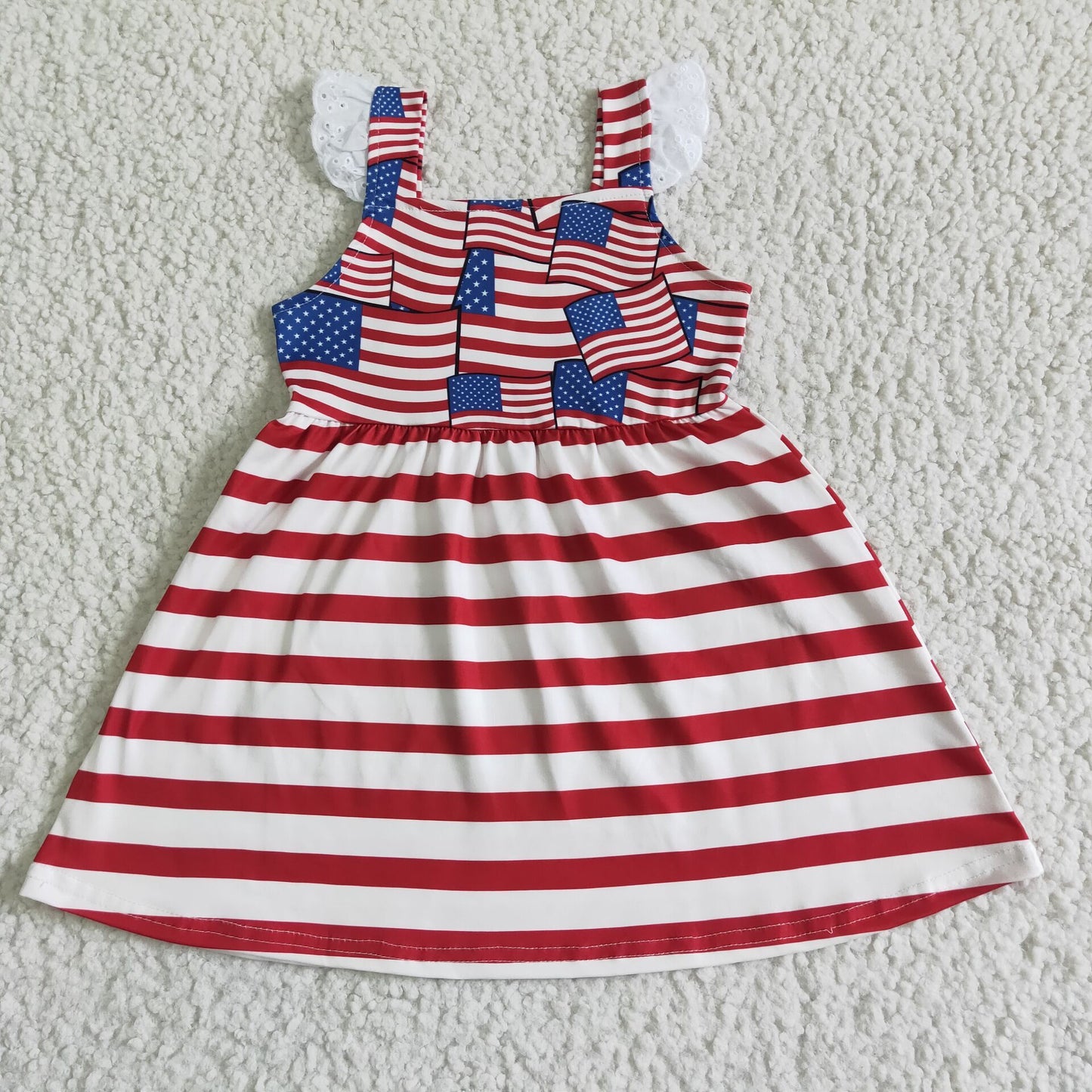 July 4th USA Flag Dress