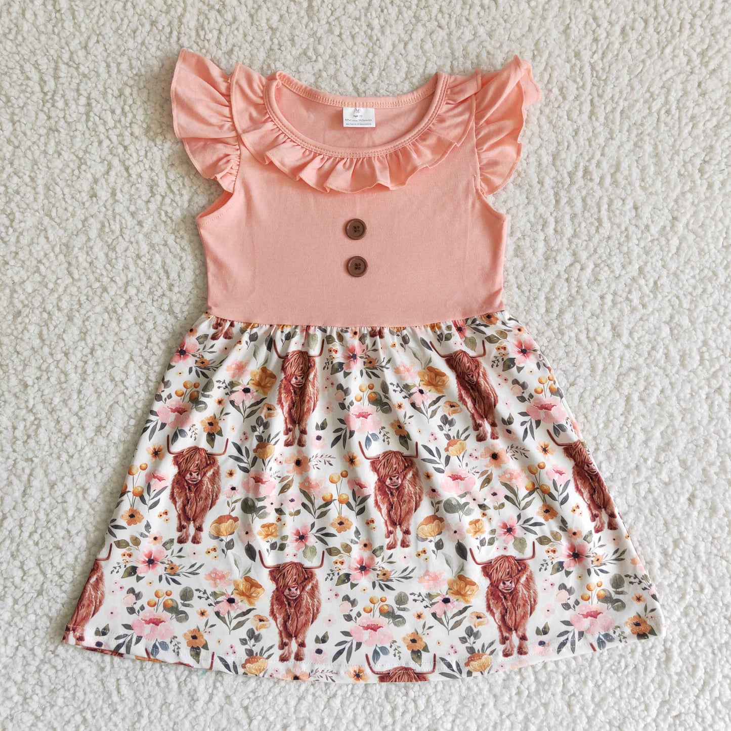 Summer Cute Heifer Pink Dress