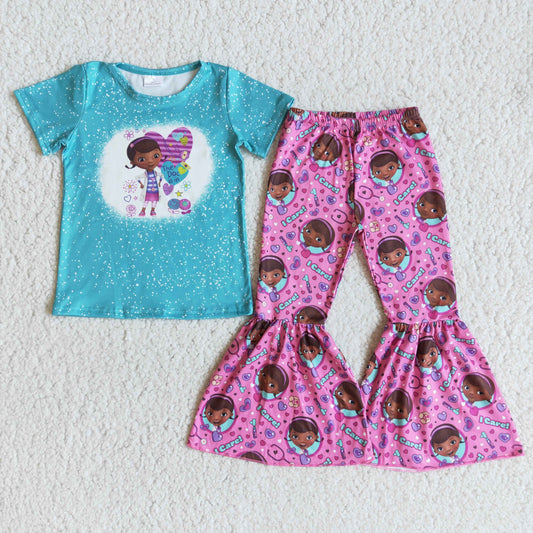 Baby Girls Cartoon Boutique Outfit