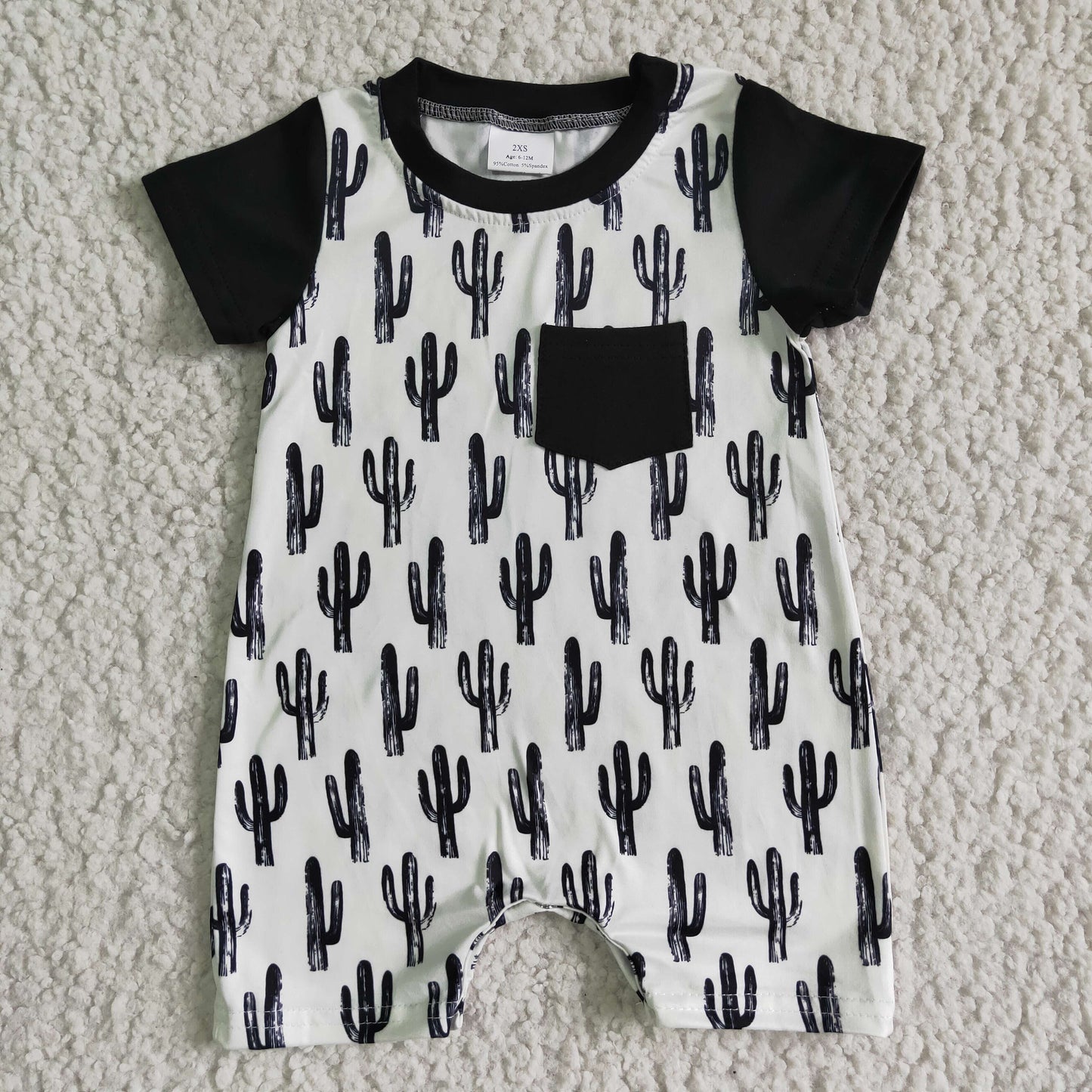 Baby Boys Summer Short Sleeve Romper