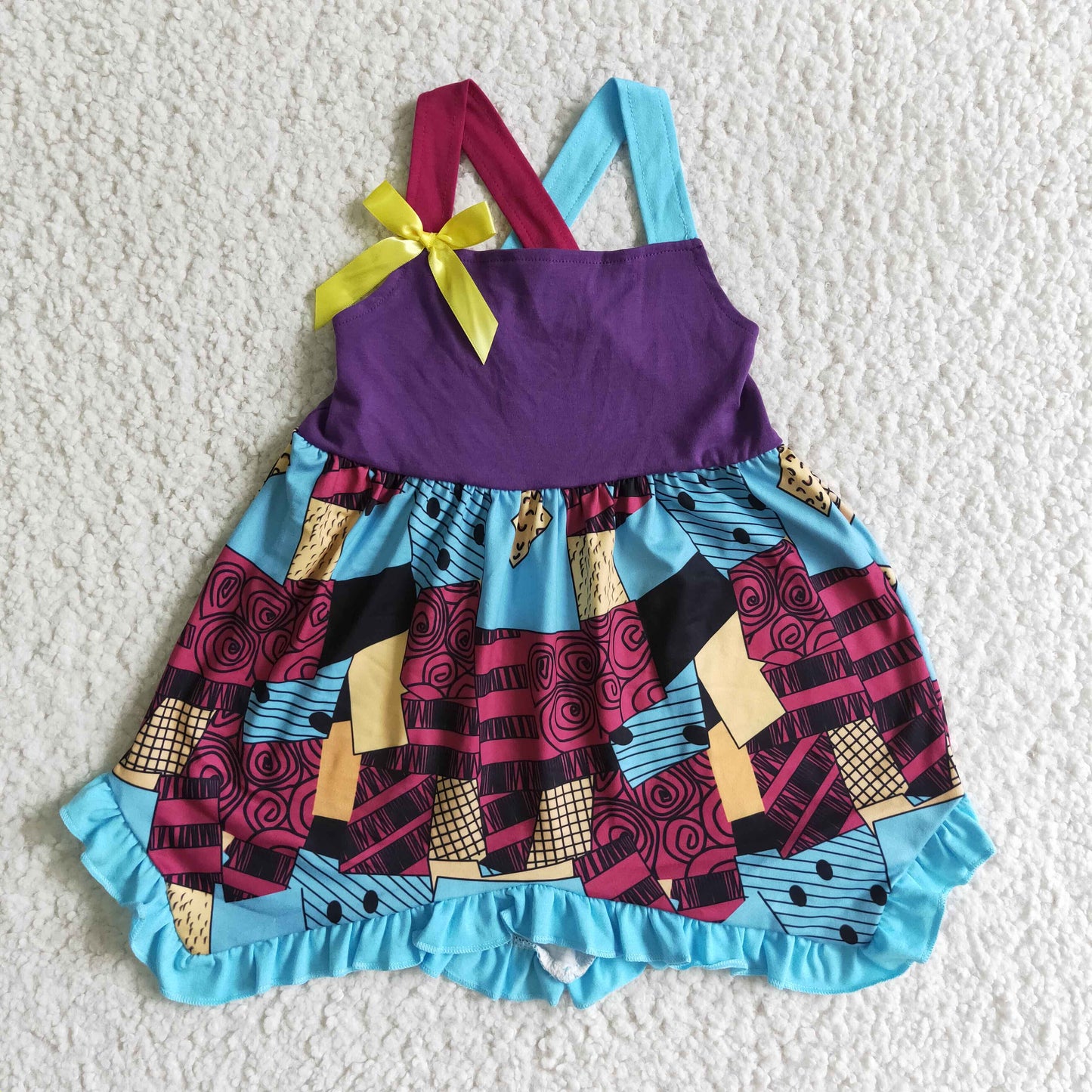 SR0083 Halloween Patch Dress