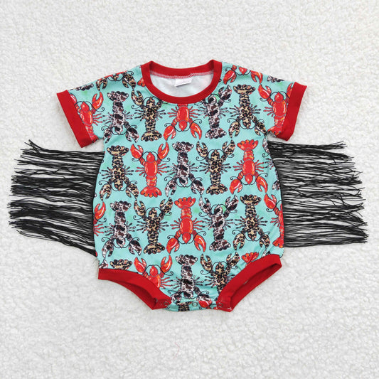 Just a Girls Crayfish Romper With Tassels