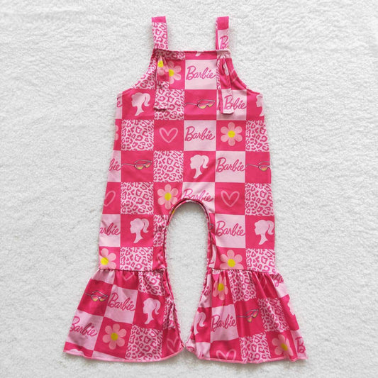 SR0382 Baby Girls Hot Pink Jumpsuit