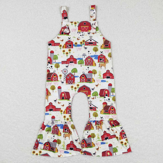 Kids Girls Farm Granary Jumpsuit