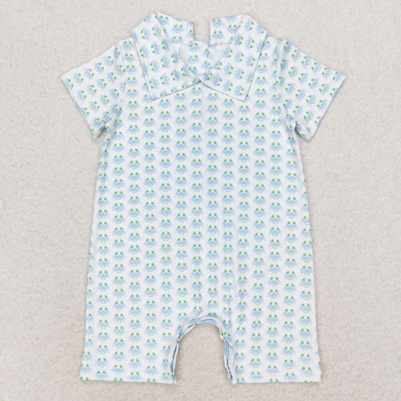 Summer Sibling Baby Clothing Carb Print Outfit Dress and Romper