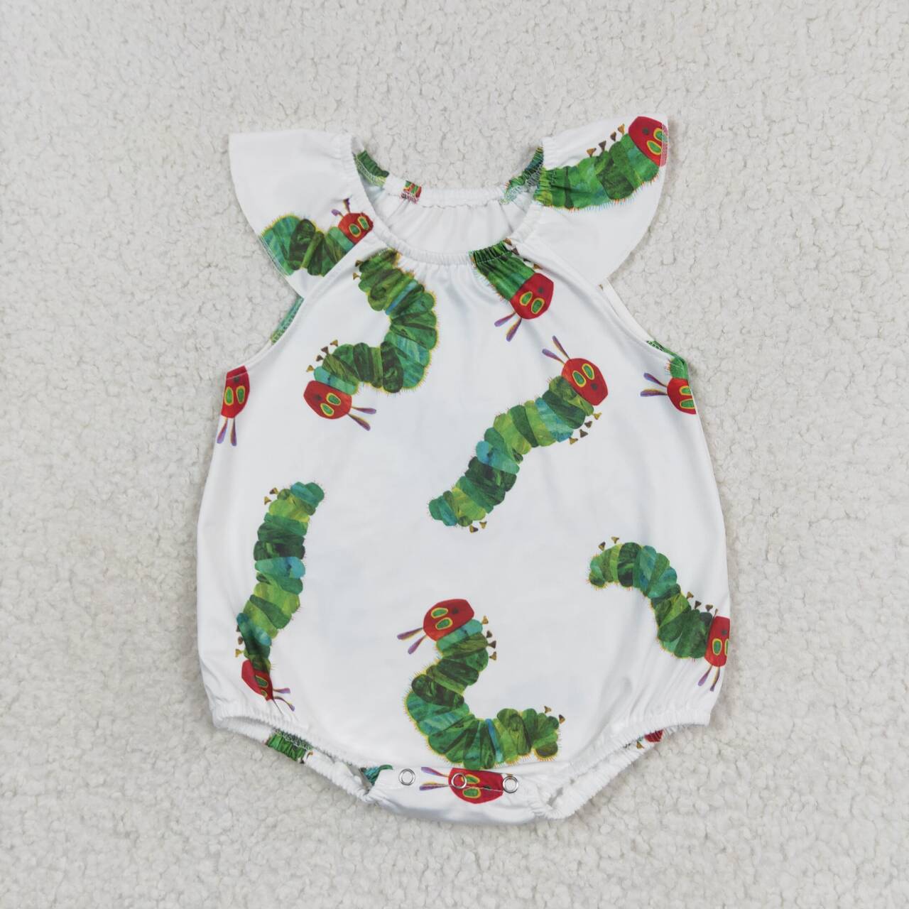 Baby Sibling Cute Caterpillar Dress and Romper