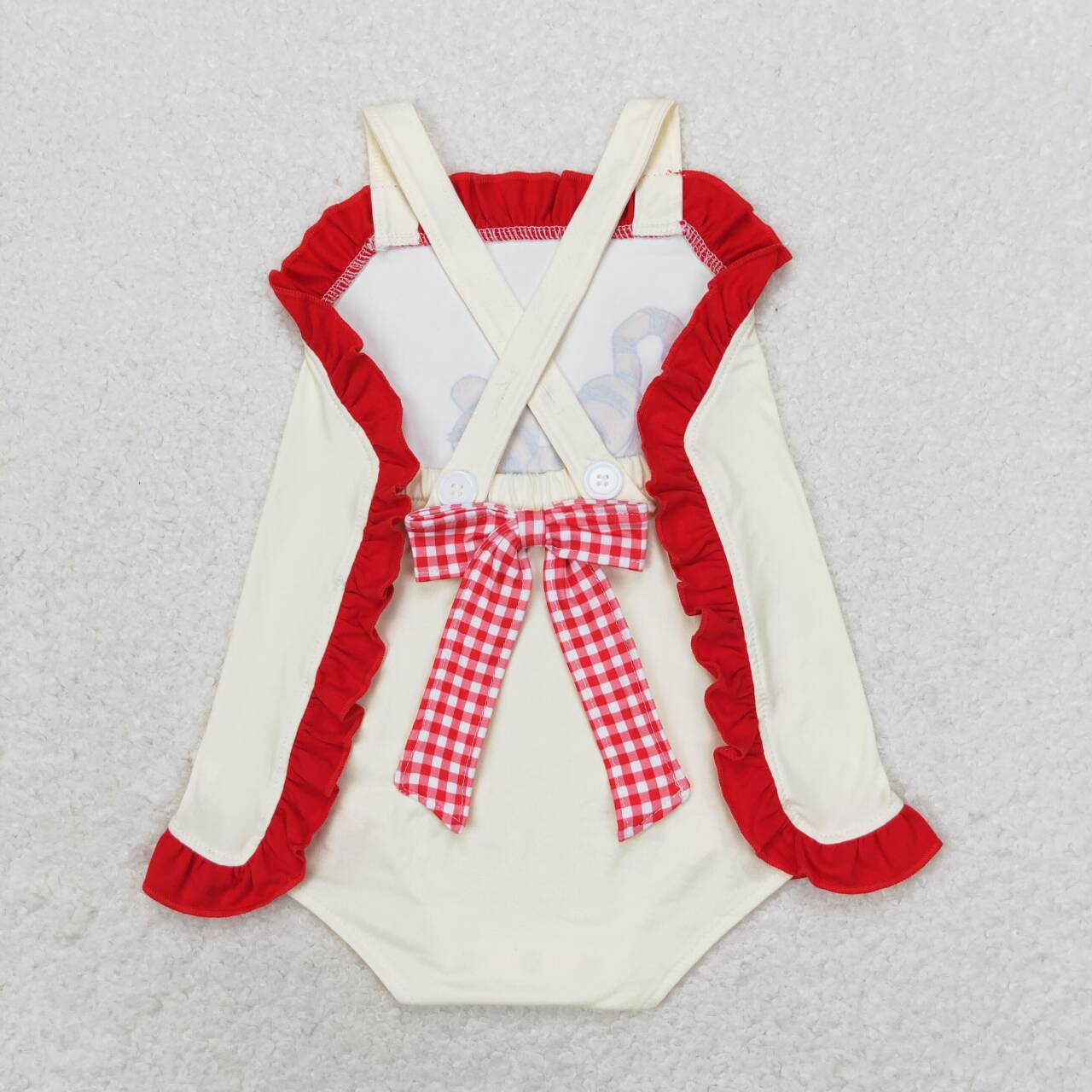 Baby Sibling Cartoon Tiger Bear Set & Romper