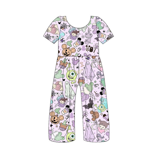 SR1854 Baby Girls Cartoon Monster Jumpsuit Pre-order