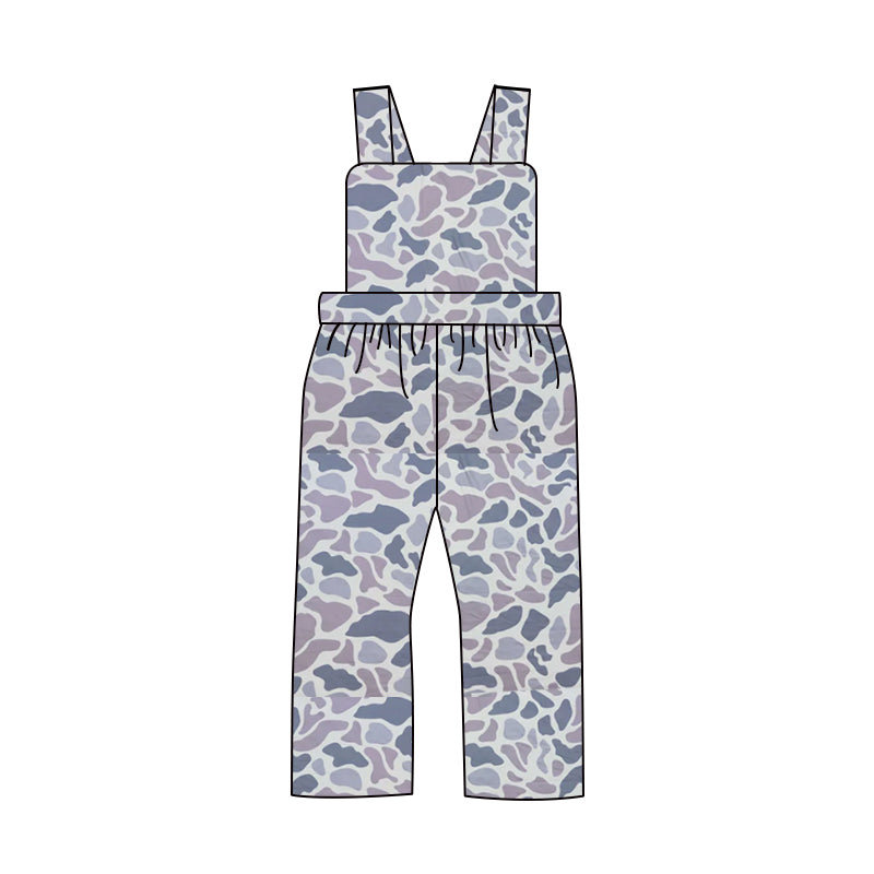 SR1994 Baby Boys Light Grey Camo Jumpsuit  Pre-order