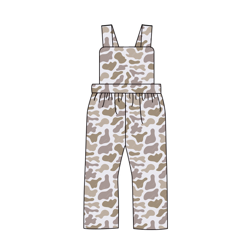 SR1998 Baby Boys   Light Grey  Camo Jumpsuit  Pre-order