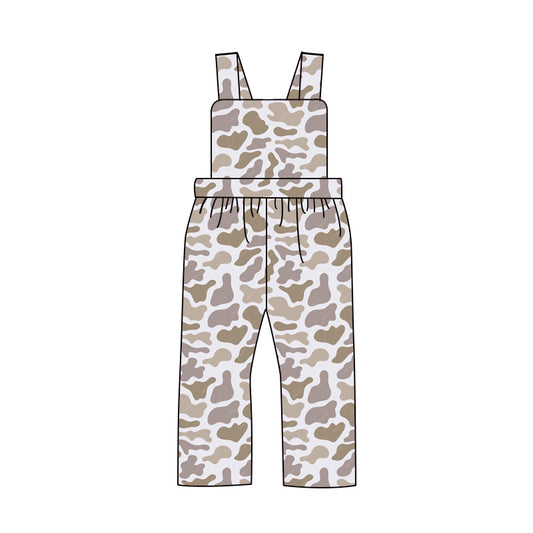 SR1998 Baby Boys   Light Grey  Camo Jumpsuit  Pre-order