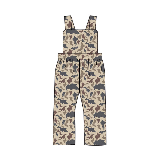 SR2004 Baby Boys Dark Grey Camo Jumpsuit  Pre-order