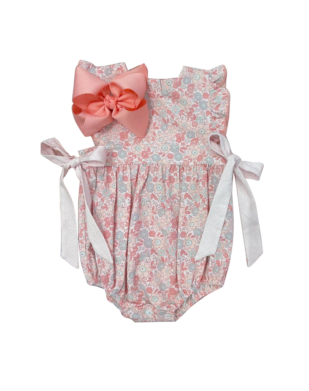 Sibling Baby Sister Summer Floral Short Set and Romper Preorder