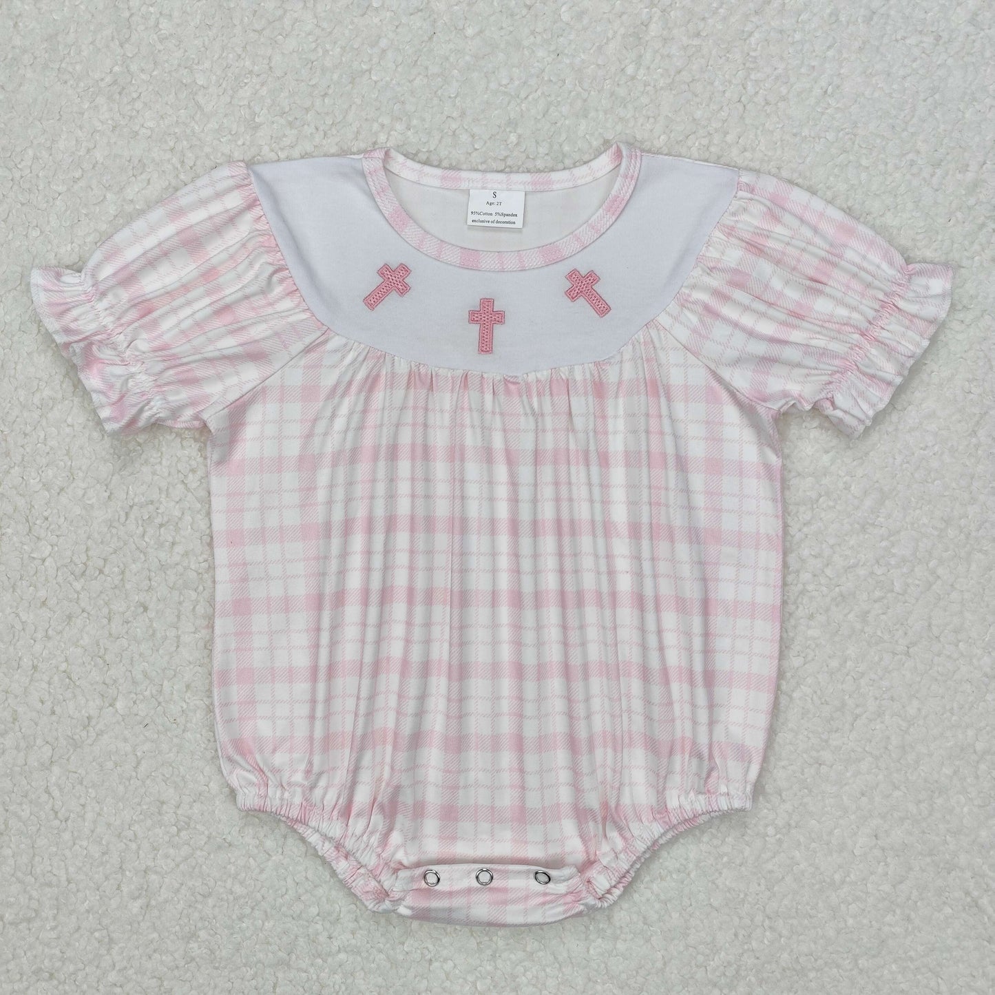 Sibling Baby Girls Boys Easter Cross Clothes