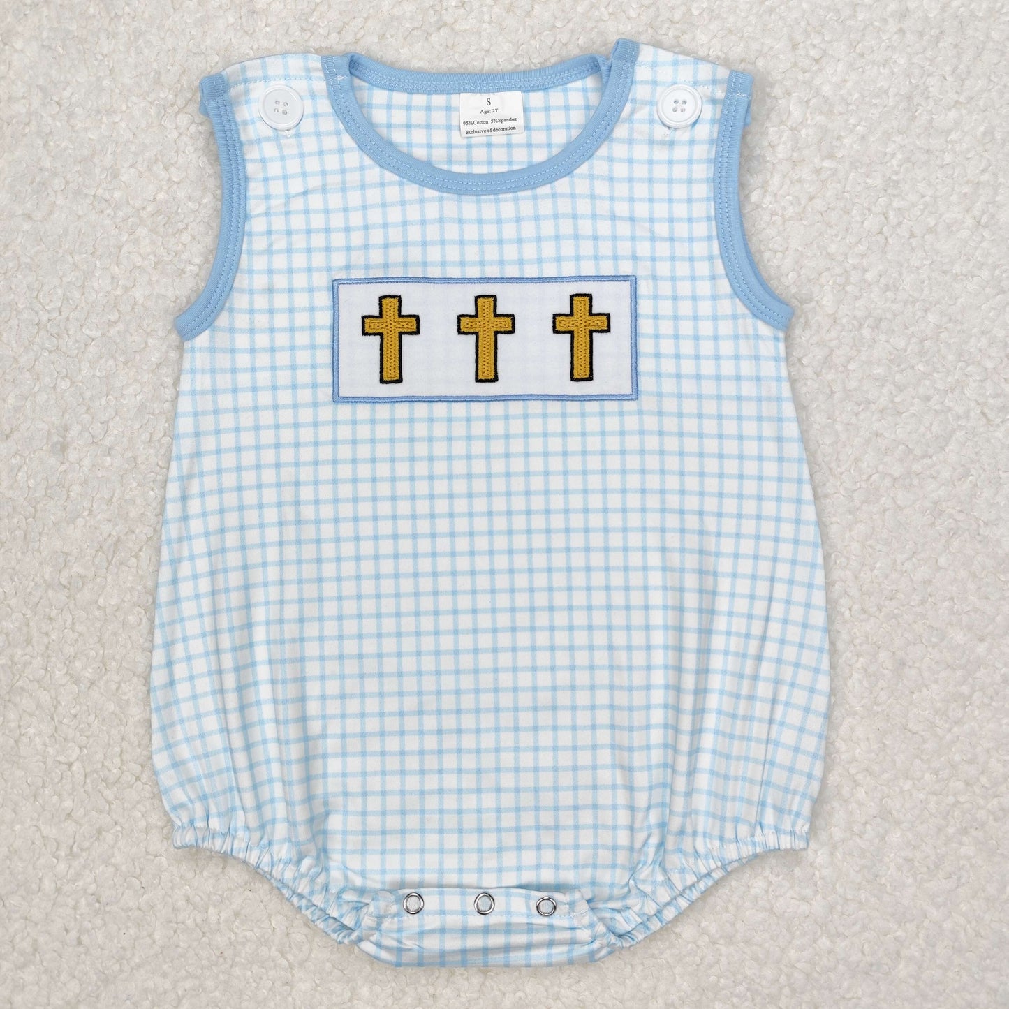 Sibling Baby Girls Boys Easter Cross Clothes