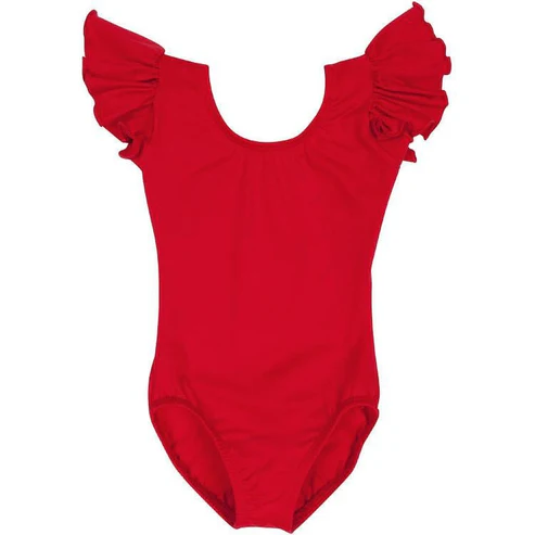 Baby Girls Red flutter sleeves Rompers Preorder