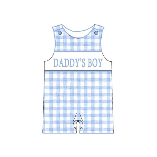 SR2945 Daddy's Boys Blue Romper Preorder