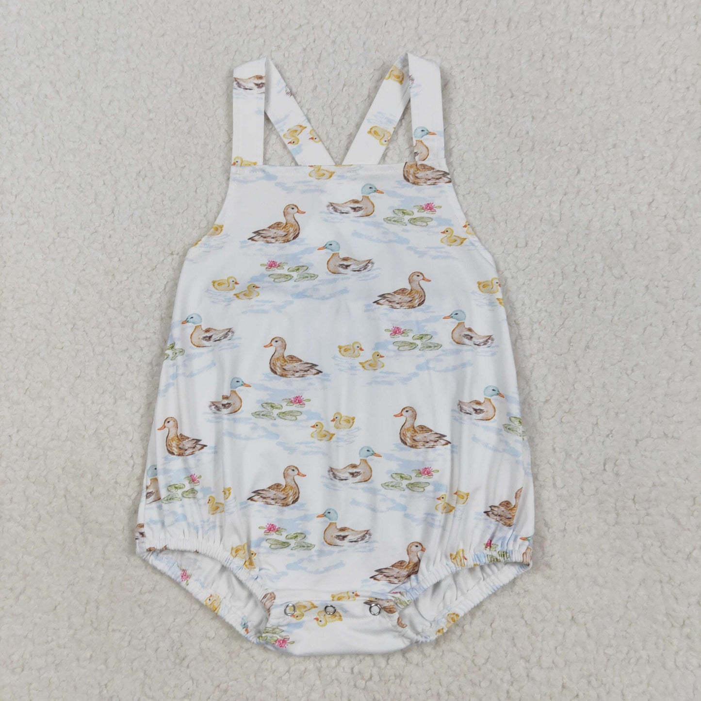 Baby Boys Duck Bubble Romper