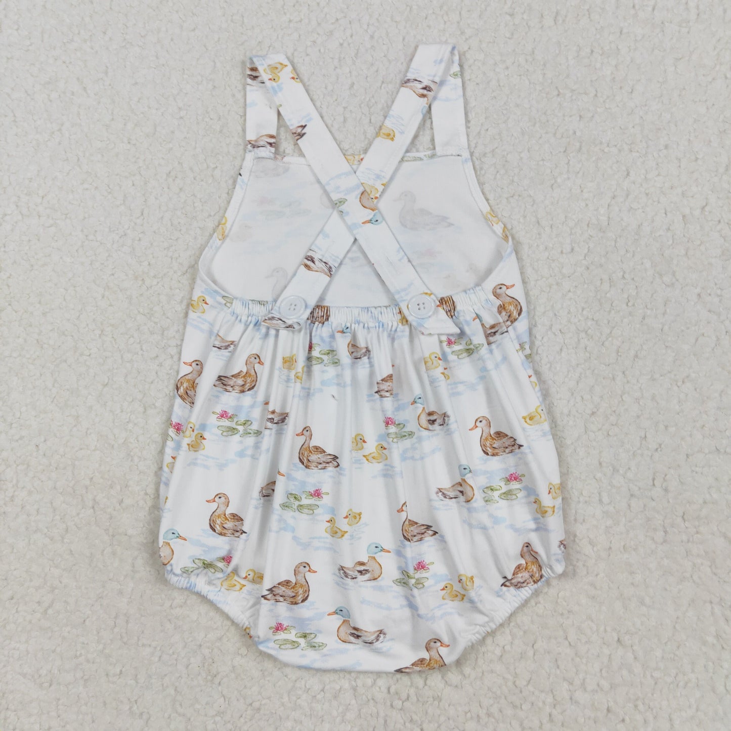 Baby Boys Duck Bubble Romper