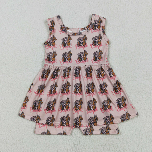 Cowgirl Horse Sleeveless Romper