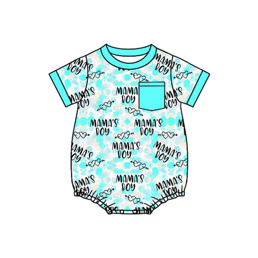 SR3218 Mama's Boy Short Sleeve Romper Preorder
