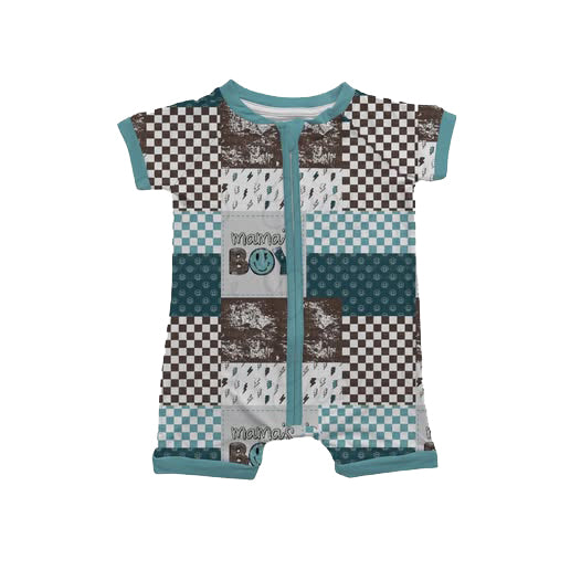 SR3642 Mama's Boy Short Sleeve Zip Rompre preorder