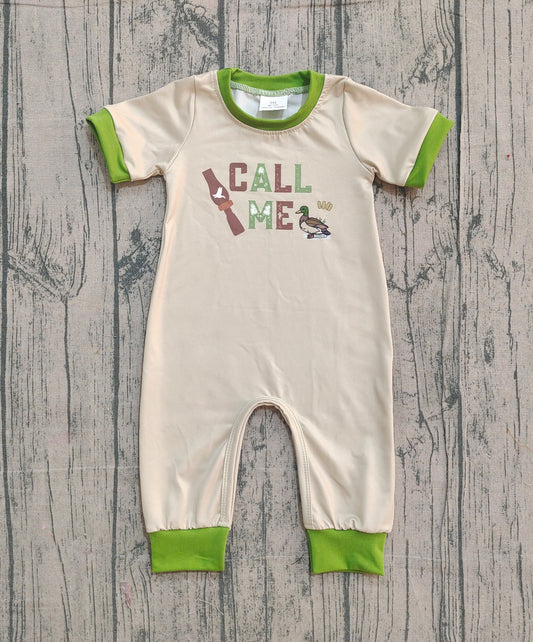 SR3684 Baby Boys Call Me Short Sleeve Romper Preorder