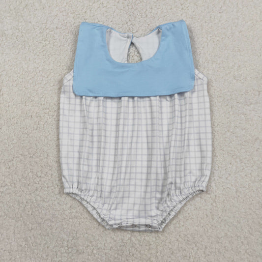 SR3751 Baby Boys Blue Gingham Romer