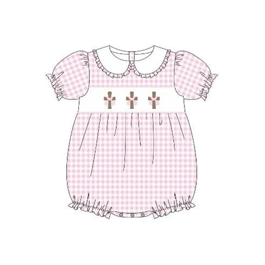 SR3756  Baby girls Cross romper preorder