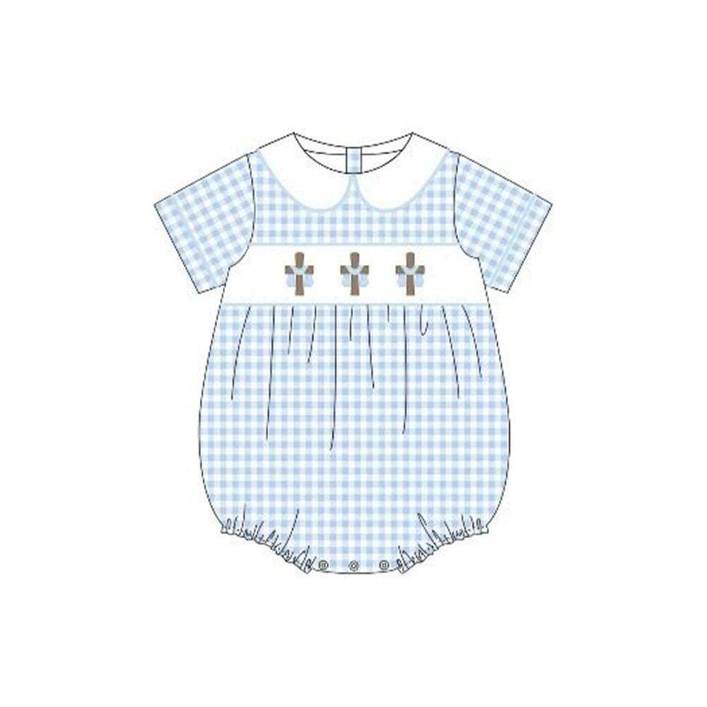 SR3757  Baby Boys Cross romper preorder