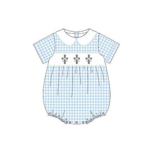 SR3757  Baby Boys Cross romper preorder