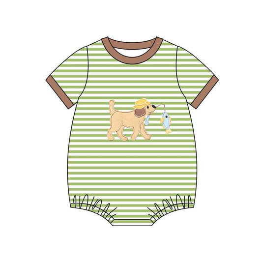 SR3765 Baby Boys dog romper preorder