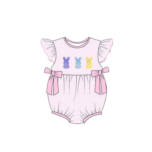 SR3766 Baby girls easter rabbit romper preorder