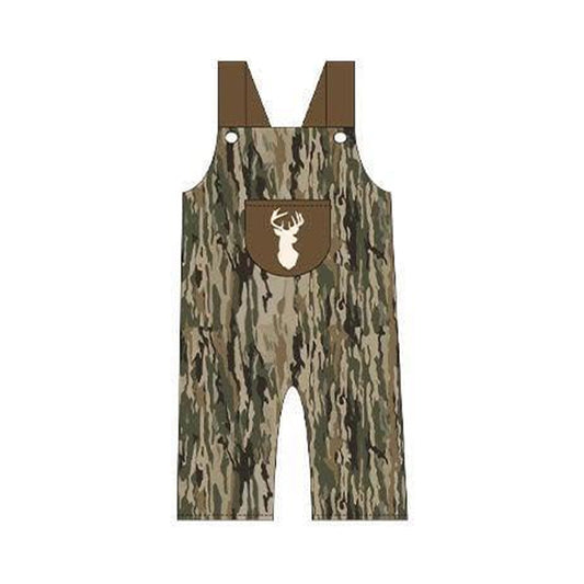 SR4048 Baby Boys Hunting Deer Camo Jumpsuit Preorder