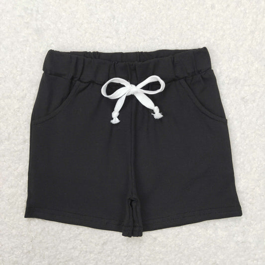Baby Boys Black Pockets Shorts