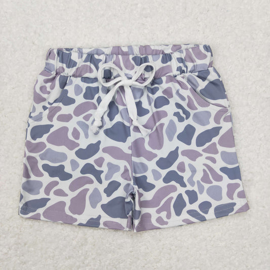 USA Shop Baby Boys Gray Camo Western Pockets Short