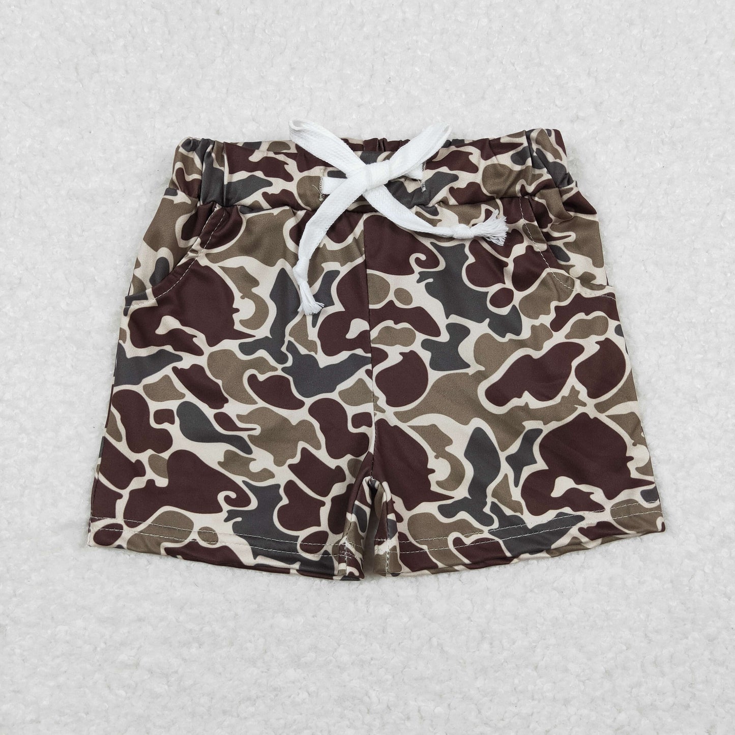 Sibling Baby Boys Summer Camo Shorts