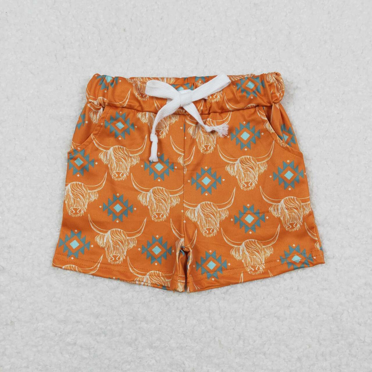 Sibling Baby Boys Summer Western Shorts Bottoms